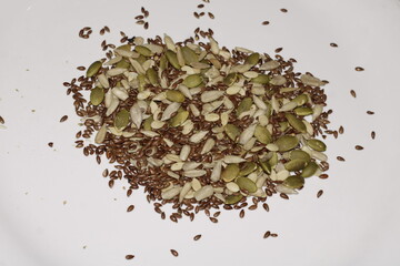 Roasted Seeds , Food Background