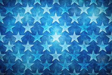 Panoramic abstract star texture in blue and light colors