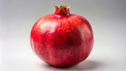 pomegranate isolated on black