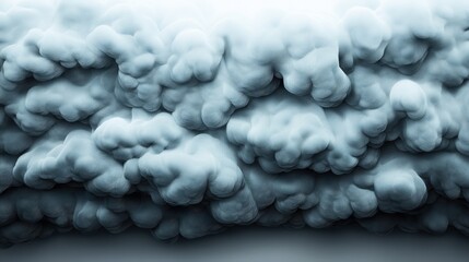 Wall Mural - Abstract cloud-like formation with a textured, swirling pattern creating a dynamic and atmospheric scene