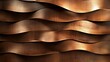 © JoxyAimages - Undulating copper waves creating elegant and warm tonal variations, showcasing a rich texture and sophisticated design, inspired by modern interior elements.