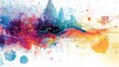 © รุ่งอรุณ ศรีนรสิทธิ์ - Fusion of Colors in Abstract Background Art
