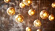© รุ่งอรุณ ศรีนรสิทธิ์ - Floating Golden Orbs with Reflective Finishes