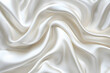 © Your Background - Smooth elegant white silk or satin luxury cloth texture background for wallpaper, backdrop and cover design