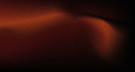 Wall Mural - Bright orange on dark brown grainy background for design