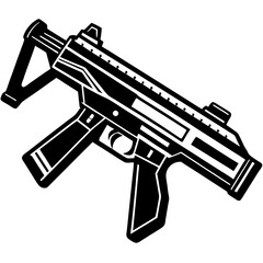 Wall Mural - gun vector