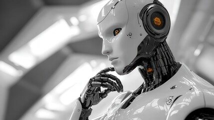 Poster - advancements in robotics are enhancing productivity in manufacturing, logistics, and service industr