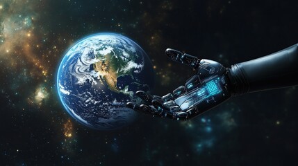 Poster - advances in artificial intelligence (ai) are playing a crucial role in space exploration.