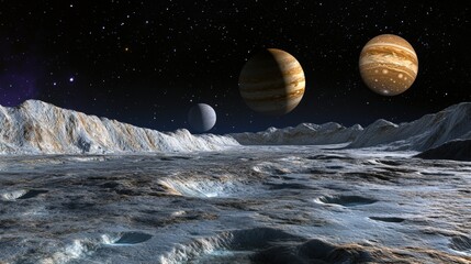 Poster - Astrobiology is the study of life in the universe, focusing on the origins, evolution, and future of life on Earth and beyond