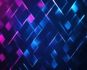 Wall Mural - abstract blue and purple neon lights background