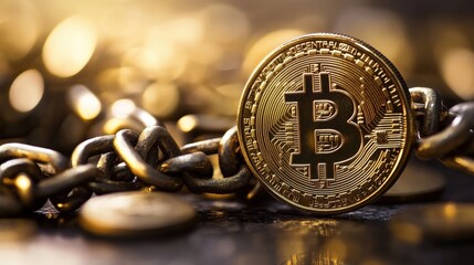 Poster - Blockchain technology underpins the security of digital currencies, providing a decentralized and immutable ledger that enhances trust and reduces fraud.