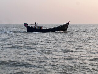 fishing boat in the sea