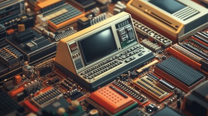Poster - Historical Developments in Hardware Technology: Analyze significant milestones in the history of hardware development