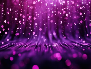 Wall Mural - abstract purple bokeh background with blurred lights