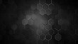 © Martin - A sleek black hexagonal pattern with a dark gradient fade on the edges, ideal for gaming industry visuals or web banner designs.