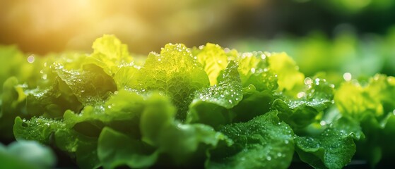 Aufkleber - Sustainable vertical hydroponic system flourishing with green lettuce, representing the future of modern agriculture and ecofriendly practices