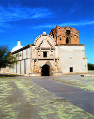 Wall Mural - Tumacacori Mission Ruins Arizona On Film