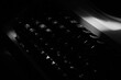 © DiazAragon - Details of the keyboard of a black and white typewriter