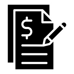 Sticker - Proposal Writing icon vector image. Can be used for Freelancer.