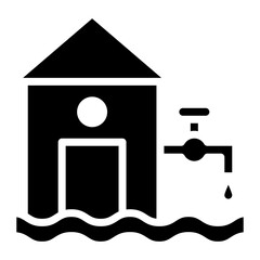 Wall Mural - Pumping Station icon vector image. Can be used for Water Treatment.