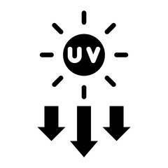 Sticker - UV Light Source icon vector image. Can be used for Additive Maufacturing.