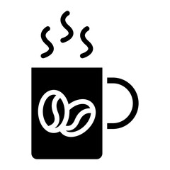 Wall Mural - Coffee icon vector image. Can be used for Job Fair.