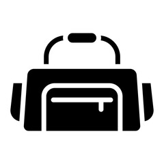 Wall Mural - Gym Bag icon vector image. Can be used for Fitness.