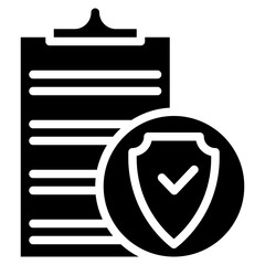 Sticker - Policy icon vector image. Can be used for Compilance and Regulation.