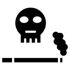 Poster - Smoking Dangers icon vector image. Can be used for Smoking.