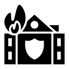 Canvas Print - Emergency Shelter icon vector image. Can be used for Rescue And Response.