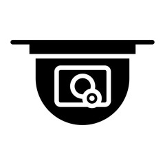 Sticker - Security camera icon vector image. Can be used for Information Security.