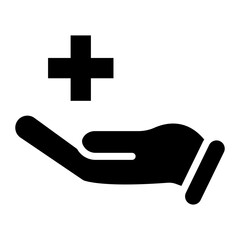 Canvas Print - Urgent Care icon vector image. Can be used for Psychiatric Hospitals.