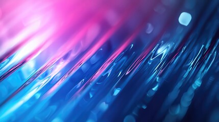 Poster - Vibrant abstract background showcasing flowing lines in shades of pink and blue, creating a mesmerizing visual effect.