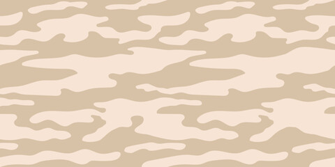 Wall Mural - Desert camouflage military pattern. Vector camouflage pattern for clothing design.	