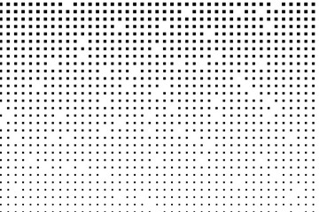 Aufkleber - Minimalist black squares with randomized gaps