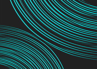 Poster - Abstract background with seamless curved slash lines pattern