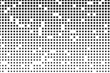 Aufkleber - Modern geometric pattern with shrinking squares and random gaps