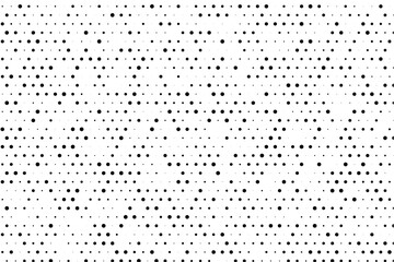 Poster - Symmetrical grid with random sized dots background