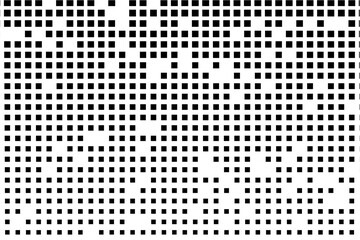 Aufkleber - Randomized grid pattern with gradually shrinking squares