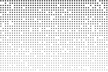 Aufkleber - Geometric black square pattern with random gaps