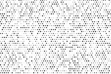 Poster - Symmetrical grid with random sized dots background