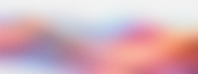Fototapete - Abstract gradient blurred pattern colorful with realistic grain noise effect background, for art product design and social media, trendy and vintage style, liquid chameleon effect, y2k style, light