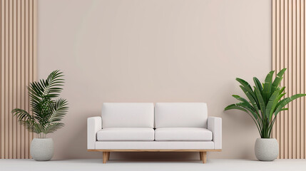 Canvas Print - Minimalist and stylish mockup model for product assembly suitable for both indoor and outdoor use perfect for local business ads with a modern and sleek design. High resolution Illustration, in the