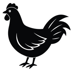 Wall Mural - Chicken Vector Design for Farm Projects.