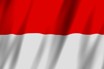 Canvas Print - Indonesia flag background