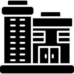 Sticker - Office Building Icon