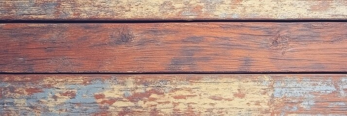 Poster - Weathered Wooden Background with Rustic Charm