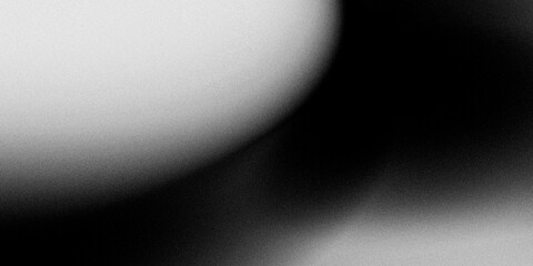 Poster - smooth gradient background with blend of black and white tones creates serene and minimalist atmosphere, perfect for various design applications