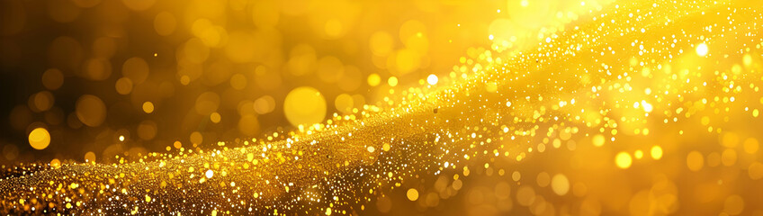 Poster - Yellow background with a golden texture, a gold gradient, a yellow tone, golden light, and a golden yellow