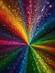 Abstract background rainbow colors Colorful universe background, ai